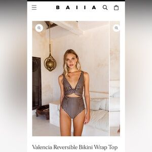 NWOT - complete set: Baiia Valencia bikini AU 14/US 10
